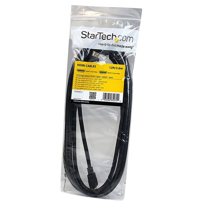 StarTech.com 8 ft High Speed HDMI Cable &ndash; Ultra HD 4k x 2k HDMI Cable &ndash; HDMI to HDMI M/M - 8ft HDMI 1.4 Cable... N16