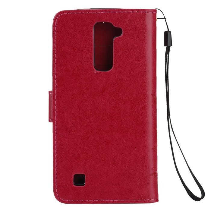 LG K10 Case, LG K10 Wallet Case,PHEZEN Cute Bear Don't Touch My Phone Design PU Leather Wallet Case Stand Flip... N55