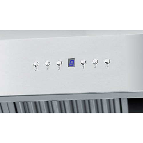 Wall Mounted Range Hood Size: 16.38" H x 30" W x 27.5" D