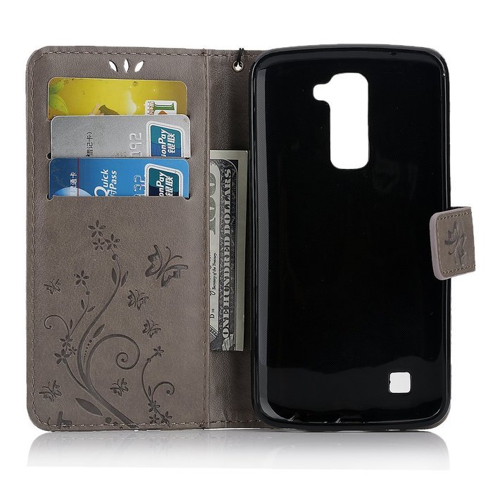 LG K10 Case, LG K10 Wallet Case,PHEZEN Cute Bear Don't Touch My Phone Design PU Leather Wallet Case Stand Flip... N64