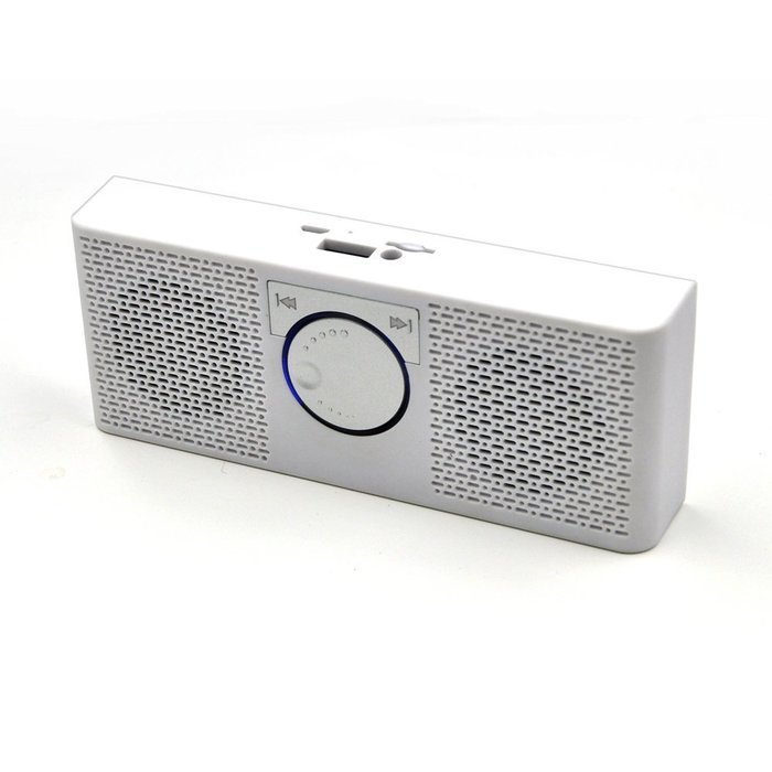 GENERIC Slim Type Mini Bluetooth J.L3.0 Stereo Built in 500 MAH Large Capacity Battery TF Crad Function WHITE
