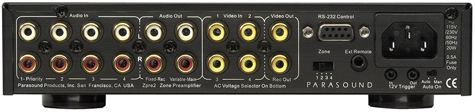 Parasound - Zpre2 Audio/Video Preamplifier