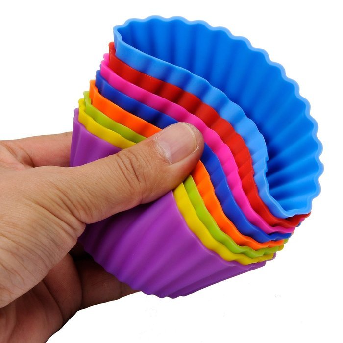 Kingstar Silicone Mini Paw Cake Pan Bone Bakeware Baking Mold Set of 2 with Lovely Brush, 29-cavity