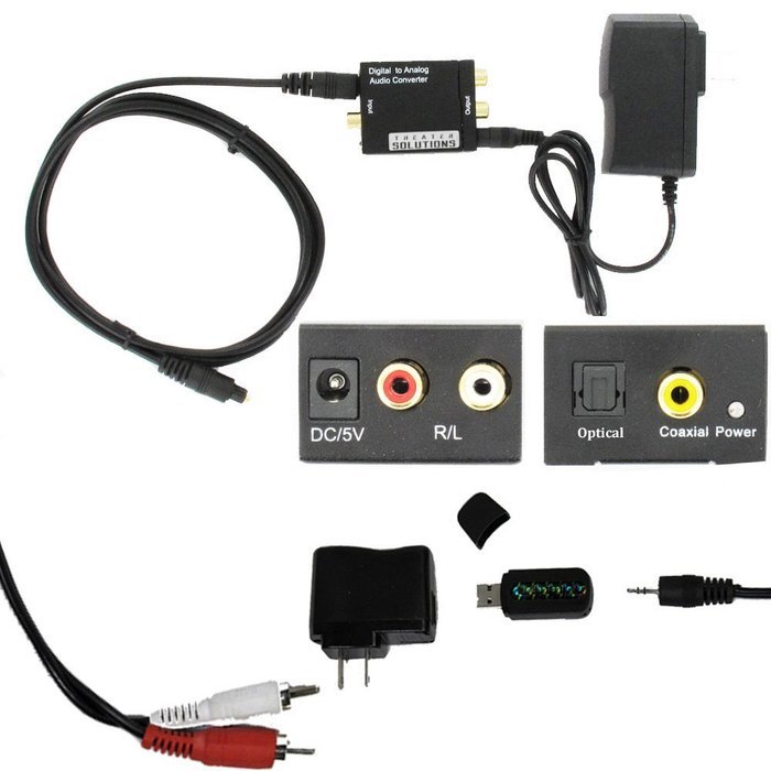 Theater Solutions TS511 Home Theater 5.1 Surround Speaker System with Bluetooth and Optical Input