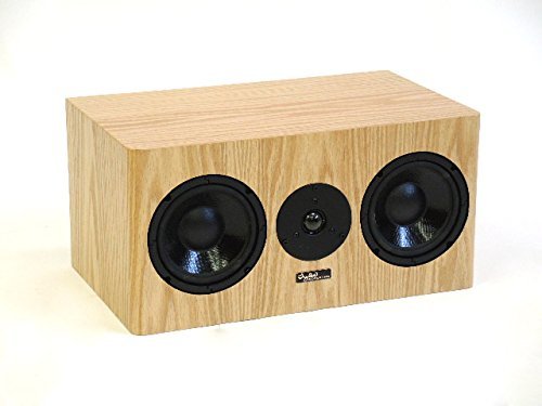 Halo Center Channel Speaker in Natural Oak