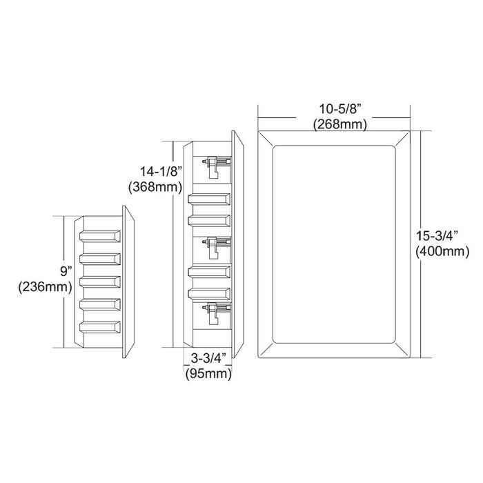 Earthquake - Image 846X 3 Way In-Wall Speaker (Single)