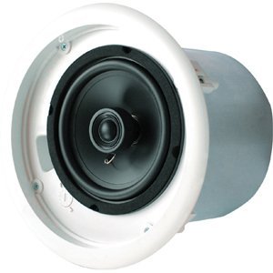 speco-home audio/video sp6nxctul 6.5in ul listed metal backcan speakers w/ 70v transformer