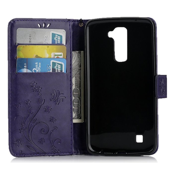 LG K10 Case, LG K10 Wallet Case,PHEZEN Cute Bear Don't Touch My Phone Design PU Leather Wallet Case Stand Flip... N84