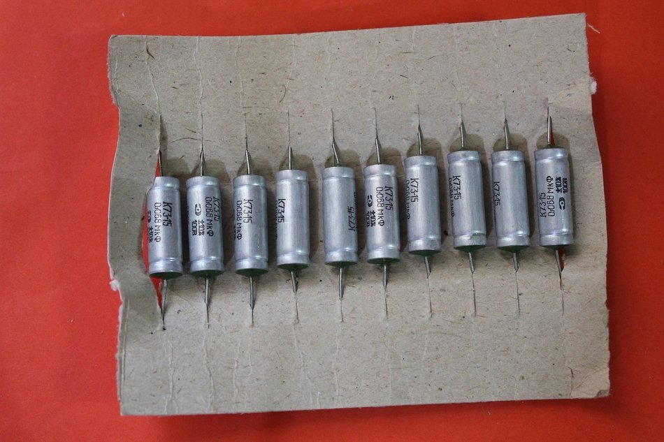 Capacitor PETP K73-15 100V 0.068uF USSR 10 pcs