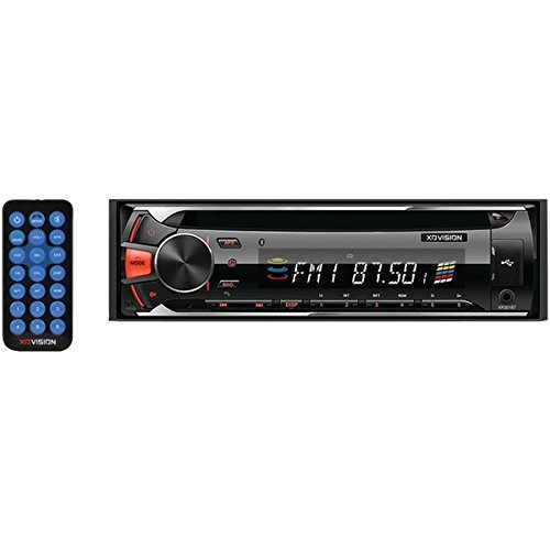 New XO VISION XR301BT Single-DIN In-Dash CD AM/FM-MPX2 Receiver with Bluetooth & USB & SD Card Inputs