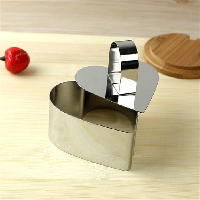 SNW Stainless Steel Cheese Cake Cookie Cutter Mold Bakeware,Flower N2