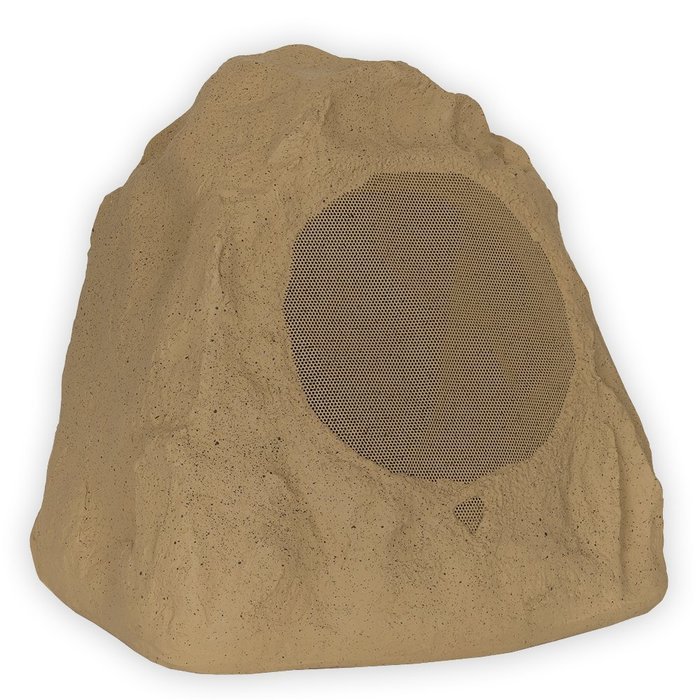 Theater Solutions 6R8S Outdoor Sandstone 8" Rock 6 Speaker Set for Deck Pool Spa Yard Garden