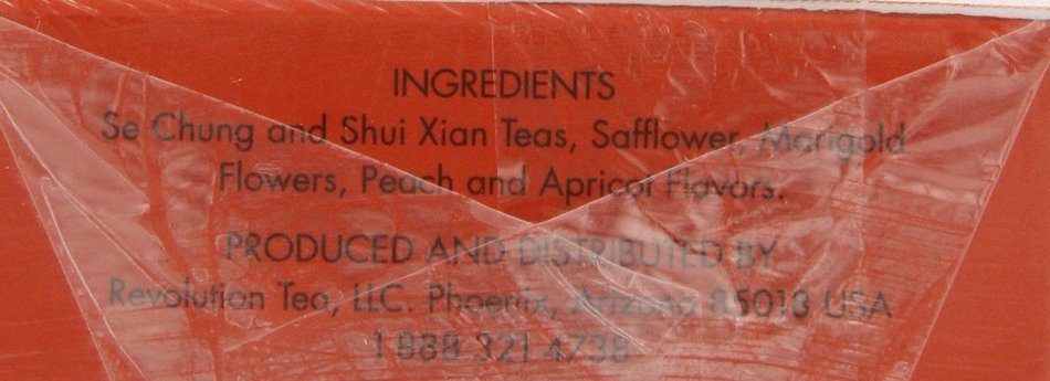 Revolution Dragon Eye Oolong Tea, 16-Count Tea Bags (Pack of 6) N6