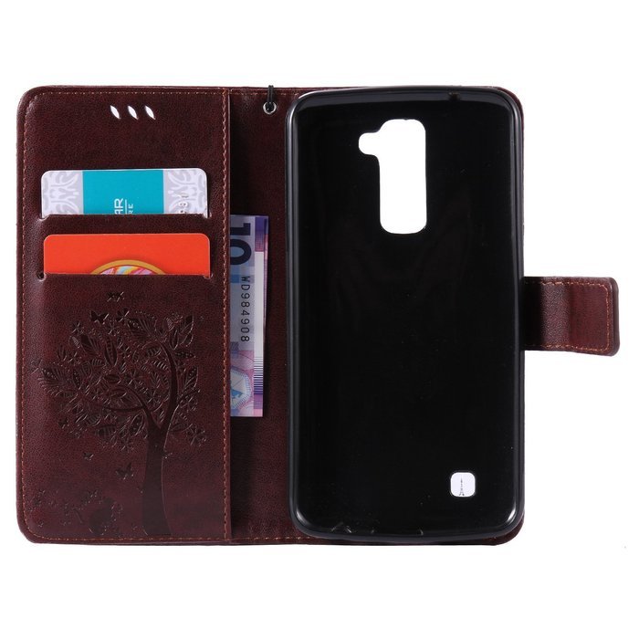 LG K10 Case, LG K10 Wallet Case,PHEZEN Cute Bear Don't Touch My Phone Design PU Leather Wallet Case Stand Flip... N96