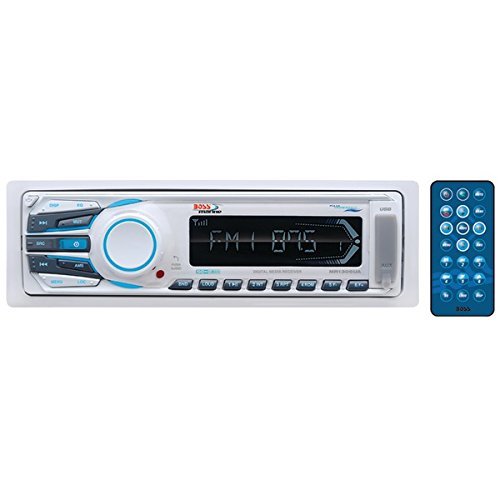 BOSS AUDIO MR1306UA Marine Single-DIN In-Dash Mechless AM/FM Receiver