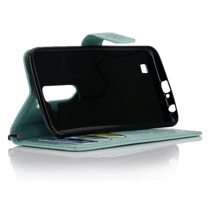 LG K10 Case, LG K10 Wallet Case,PHEZEN Cute Bear Don't Touch My Phone Design PU Leather Wallet Case Stand Flip... N104
