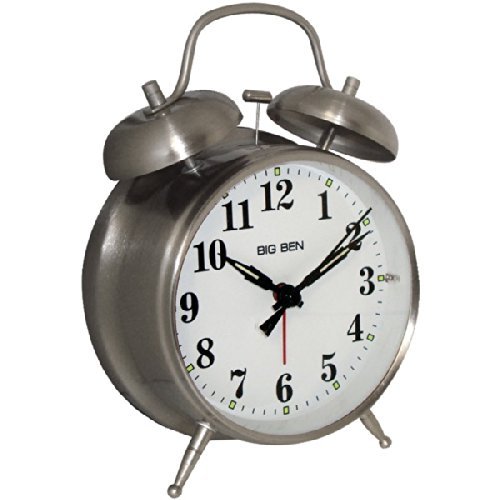 New WESTCLOX 70010 Big Ben Twin-Bell Alarm Clock