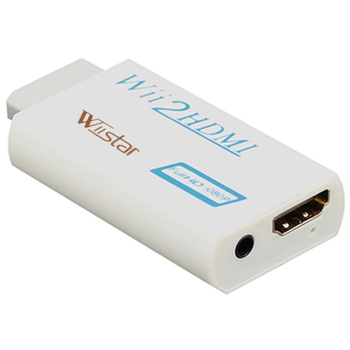 Wiistar Wii to HDMI Converter Output Video Audio Adapter HDMI Converter - Supports All Wii Display Modes to 720P... N3