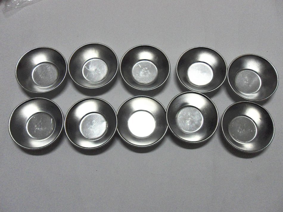 Dealglad 20pcs Anodized Aluminum Egg Tart Cupcake Cake Cookie Mold Pudding Mould Baking Tool