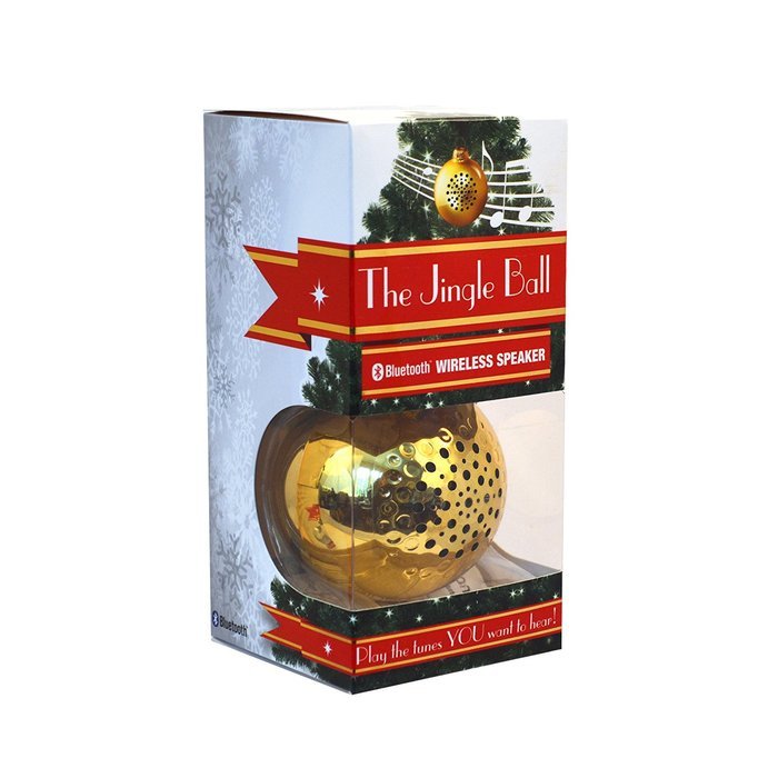 Life Made Tree Tunes Christmas Ornament Bluetooth Speaker for Smartphones - Retail Packaging - Green N11