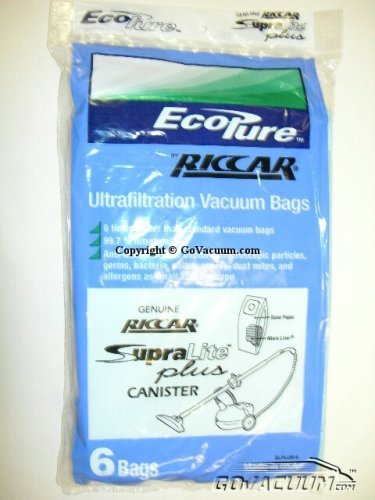 Riccar RSLP Supra Lite PLus Canister Vacuum Bags