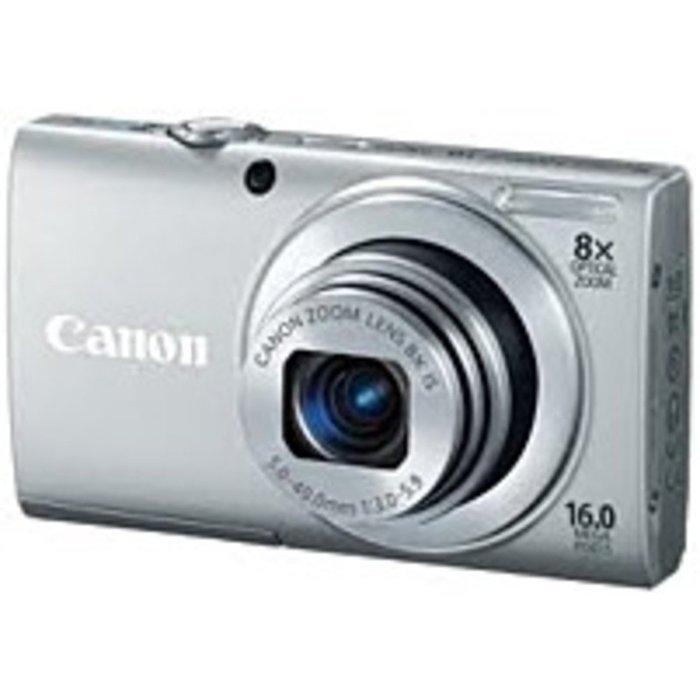 Canon PowerShot A4000 Digital Camera - 16 Megapixels - 8x Optical Zoom/4x Digital Zoom - 3-inch Display - Silver
