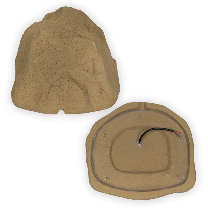 Theater Solutions 6R8S Outdoor Sandstone 8" Rock 6 Speaker Set for Deck Pool Spa Yard Garden N2
