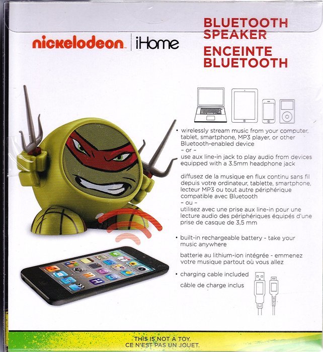 Nickelodeon Teenage Mutant Ninja Turtles TMNT Bluetooth Speaker