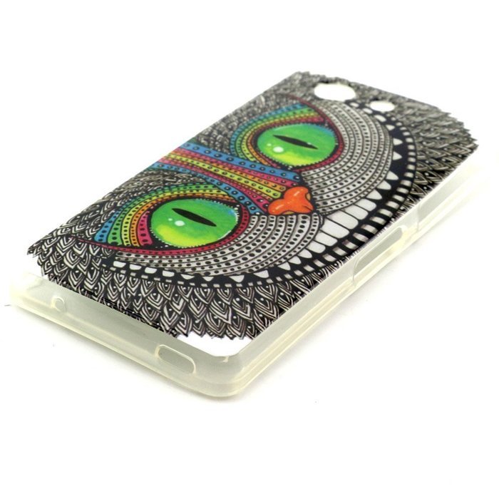 Xperia Z3 Case, Firefish [Shock Absorbent] [Slim Fit] [Anti Slip] Design Clear TPU Gel Silicone Soft Protective... N26