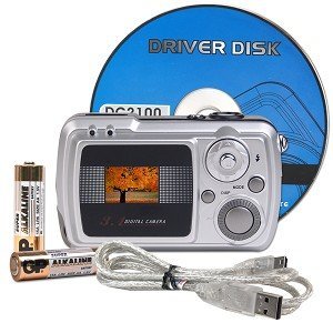 DC2100 3.1MP (Interpolated) Digital/PC Camera (Silver) N3