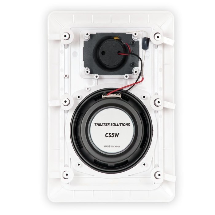 Theater Solutions CS5W In Wall Speakers Surround Sound Home Theater 6 Pair Pack 6CS5W N2