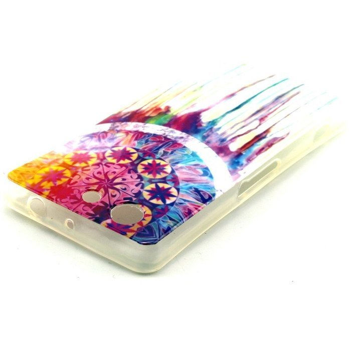 Xperia Z3 Case, Firefish [Shock Absorbent] [Slim Fit] [Anti Slip] Design Clear TPU Gel Silicone Soft Protective... N36