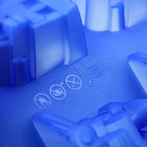 Wholeport 9-Trains Silicone Cake Mold Mould Cake Pan Handmade Biscuit Mold N2