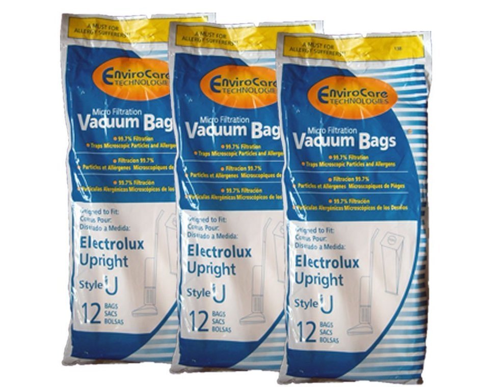 36 Electrolux Upright Style U Allergy Vacuum bags Aerus, Epic, Prolux
