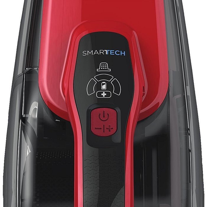 Black + Decker HHVJ320BMF26 SMARTECH Cordless Lithium Hand Vacuum, Chilli Red, 2 Ah N9