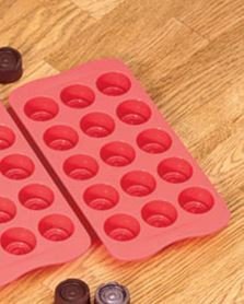 Candy Making Bundle with Heart / Round Candy Molds and "The Sweet Book of Candy Making"