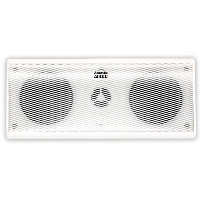 Acoustic Audio AA40CW Center Channel Speaker (White) N4