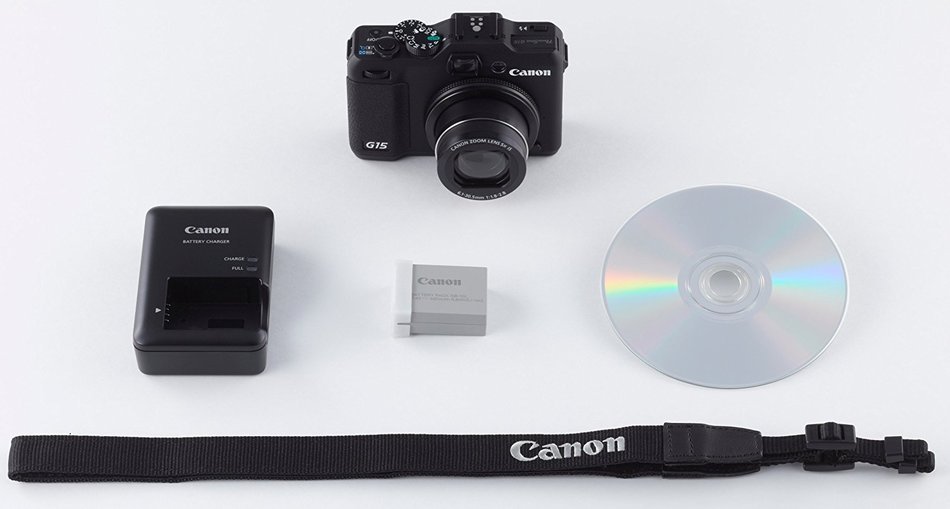 Canon Digital Camera PowerShot G15 12.1MP F1.8 5x Optical Zoom PSG15 - International Version N5