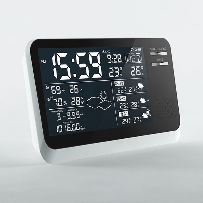 New Arrival Smart Weather Station with Forecast/Temperature/Humidity ...