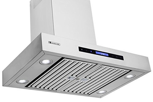 XtremeAir PX06-W30 Wall Mount Range Hood with 900 CFM Easy Clean Swing-able Baffle Filters, 30" N2