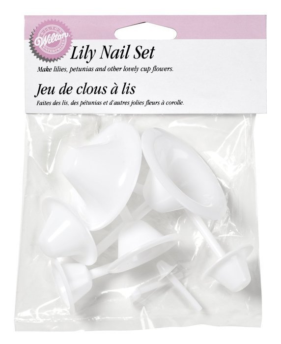 Wilton 403-9444 Lily Nail Set, Set of 8