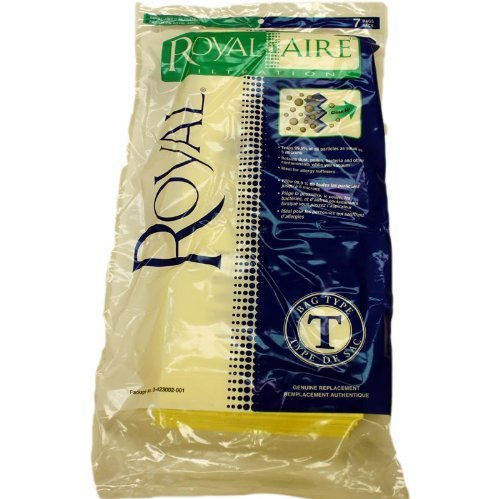 Royal Type T Vacuum Bags, 7 Bags Per Pack