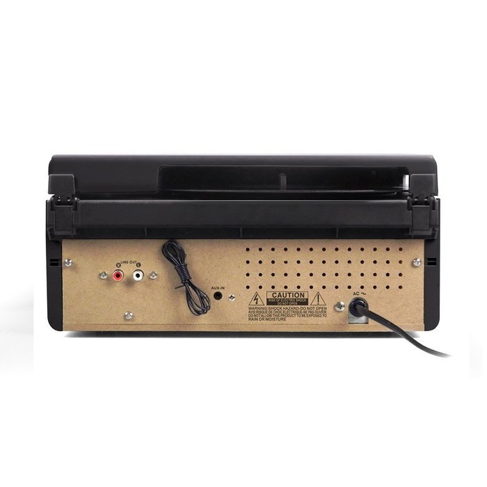 Pyle PTR8UBTBK Bluetooth Turntable System, Retro Vintage Classic Style Vinyl Record Player with Vinyl-to-MP3 Recording... N3
