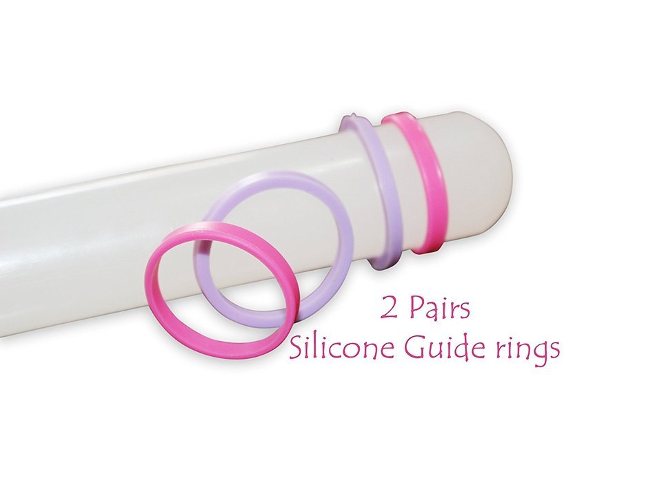 Craftit edibles SUPER SALE : 7pcs fondant set; Smoother, rolling pin with guide rings , Baby cookie/fondant cutters... N2