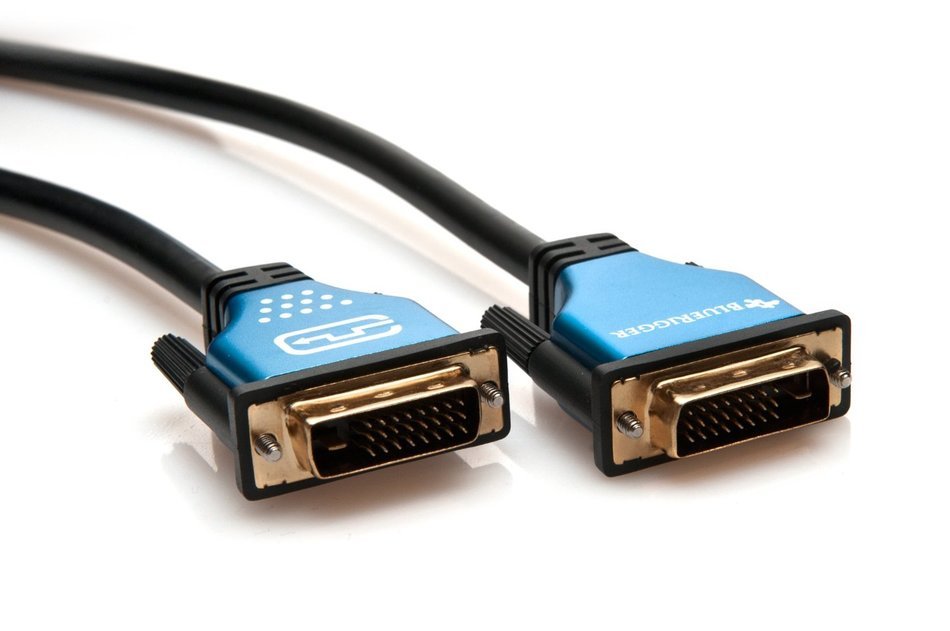 BlueRigger DVI Male to DVI Male Digital Dual-Link Cable (3 Feet, Black) N3
