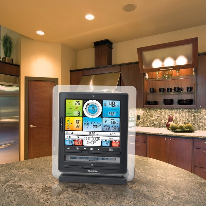 AcuRite 01036 Pro Weather Station with PC Connect, 5-in-1 Weather Sensor and My AcuRite Remote Monitoring App N4
