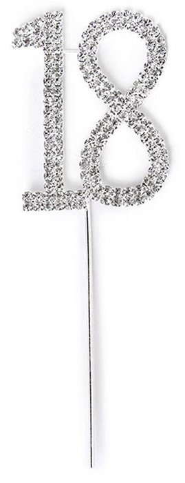 Zeroyoyo Cake Topper For 18th Wedding Anniversary/Birthday Party Decoration Tool N3