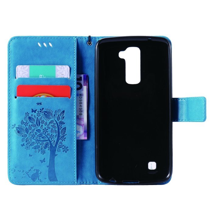 LG K10 Case, LG K10 Wallet Case,PHEZEN Cute Bear Don't Touch My Phone Design PU Leather Wallet Case Stand Flip... N120