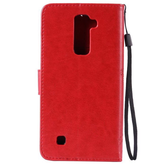 LG K10 Case, LG K10 Wallet Case,PHEZEN Cute Bear Don't Touch My Phone Design PU Leather Wallet Case Stand Flip... N126