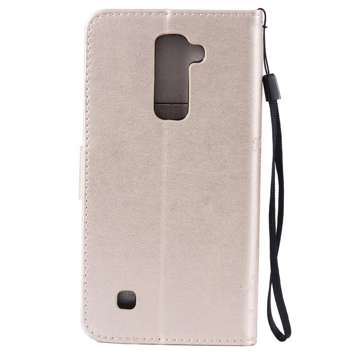 LG K10 Case, LG K10 Wallet Case,PHEZEN Cute Bear Don't Touch My Phone Design PU Leather Wallet Case Stand Flip... N127